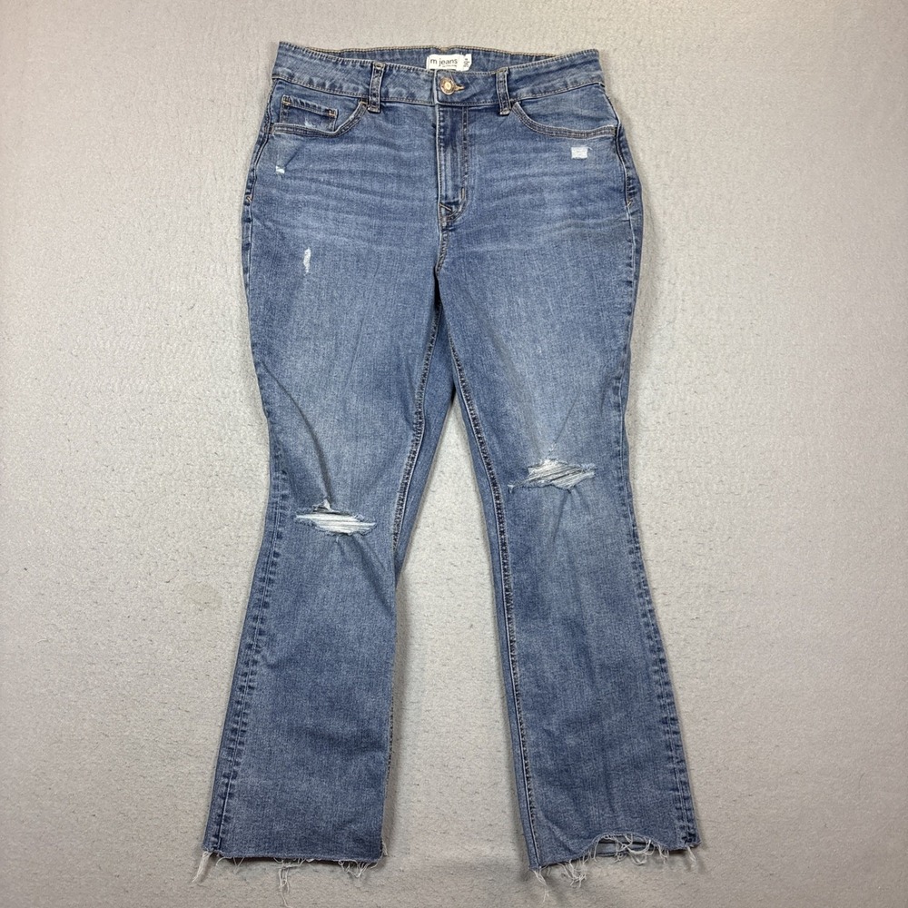 m‎ jeans by maurices High Rise ankle kick boot Size 10